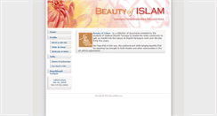 Desktop Screenshot of beautyofislam.org